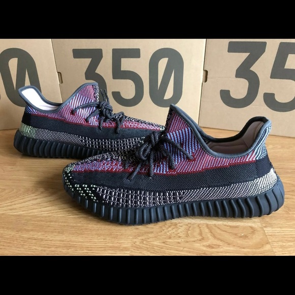 New Yeezy Boost 350 V2 Yecheil Reflective Size 13 - Picture 2 of 5